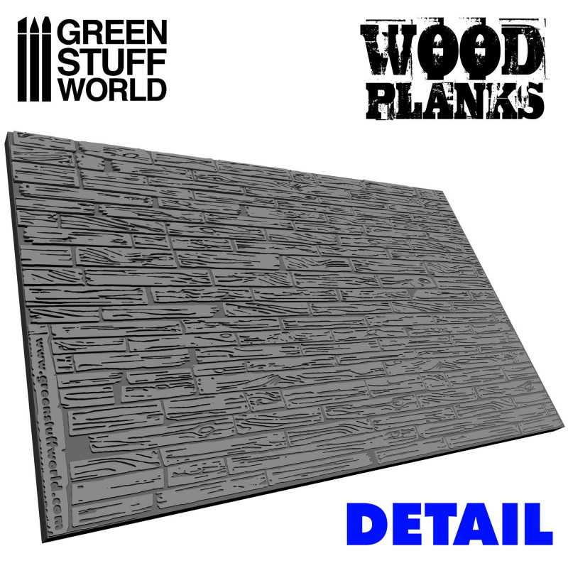 Green Stuff World Rolling Pin Wood Planks