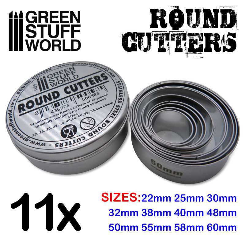 Green Stuff World: Stainless Steel Cutters for Bases