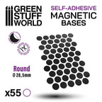 Green Stuff World: Self Adhesive Round Magnetic Bases Sheet