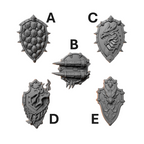 Shields Anvil Wardens Conversion Bits For 28mm 32mm Sci-fi Space Knights