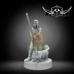 Sabine Wren and Lothcat Star Wars Legion compatible 3D Printed Resin Miniatures