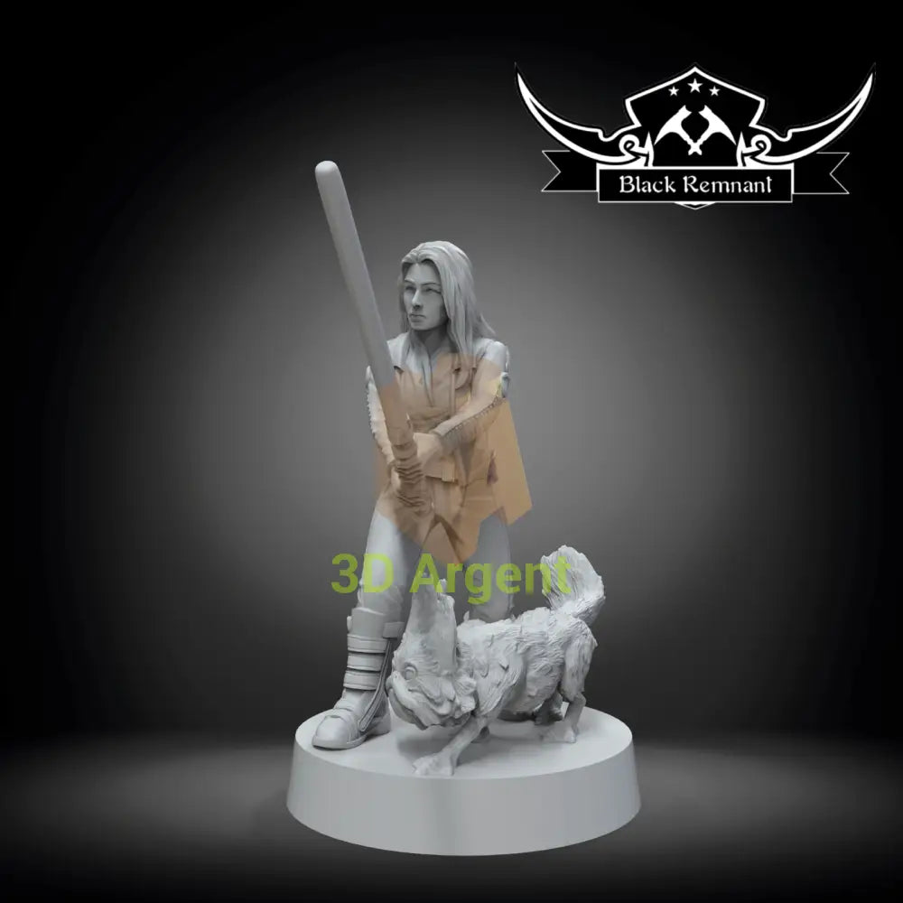 Sabine Wren and Lothcat Star Wars Legion compatible 3D Printed Resin Miniatures