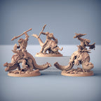 Swamp Gurunda Miniatures (Full Set) | Fantasy D&D Miniature | Artisan Guild