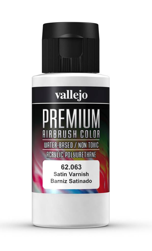 Vallejo Premium Color 60ml - Satin Varnish