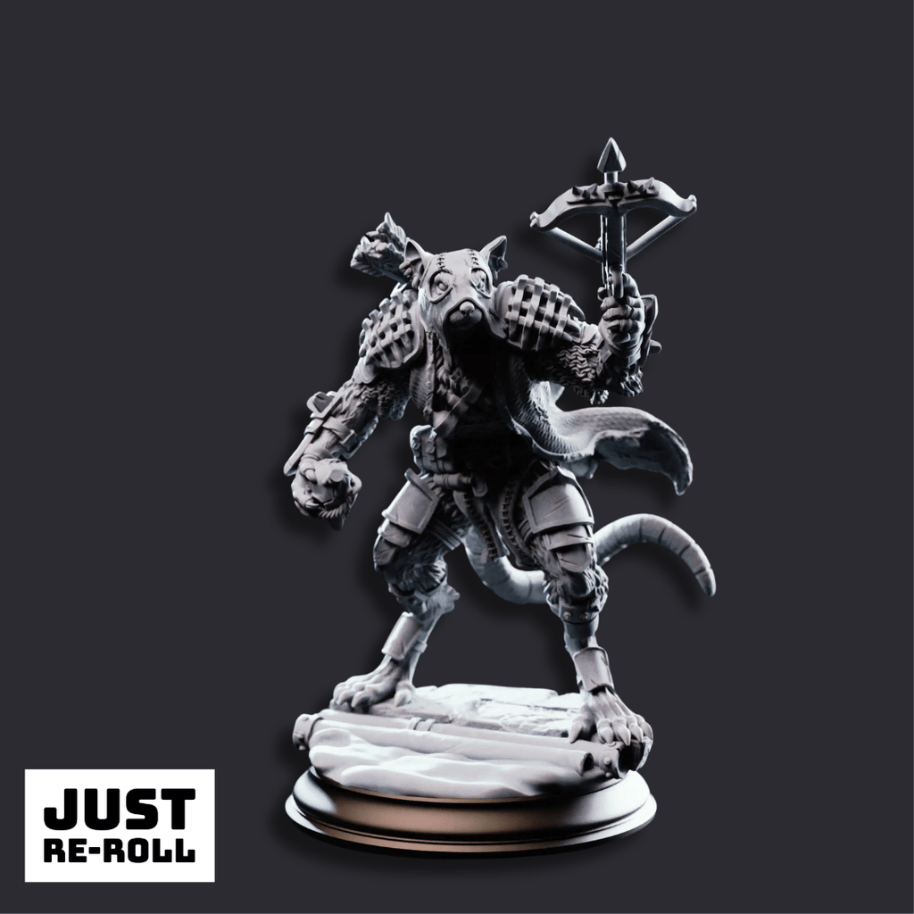 Scabbers Ratfolk Warriors - 3D Printed Monster Miniatures