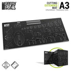 Green Stuff World Foldable Scale Cutting Mat - A3