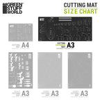 Green Stuff World Foldable Scale Cutting Mat - A3