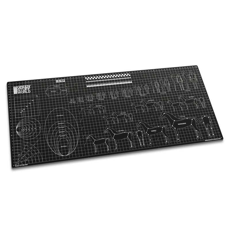 Green Stuff World Foldable Scale Cutting Mat - A3