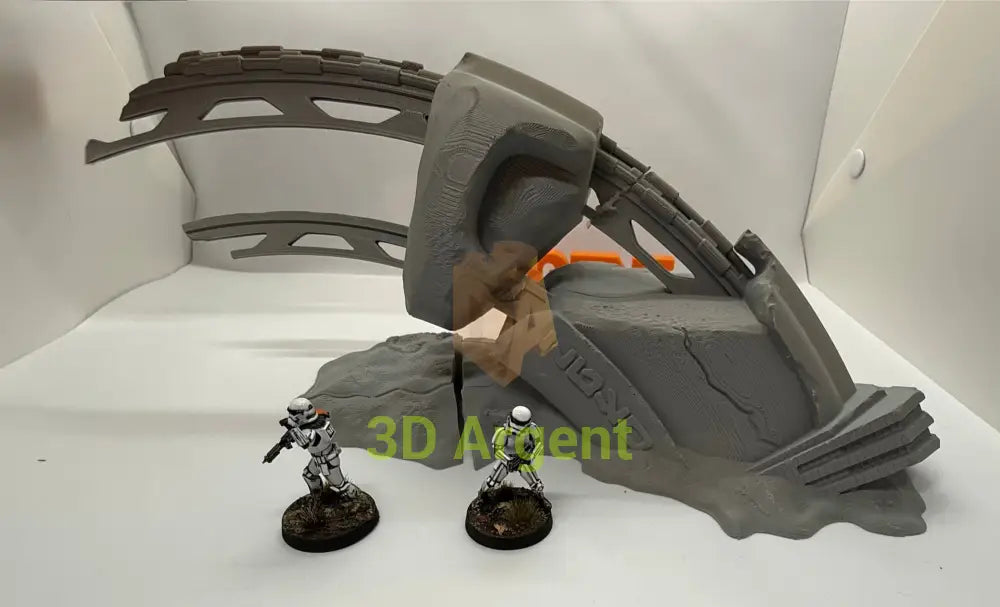 Scattered Wreckage Terrain Set – 2 sets | 28mm–32mm Sci-Fi Legion Miniature Scenery