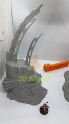 Scattered Wreckage Terrain Set – 2 sets | 28mm–32mm Sci-Fi Legion Miniature Scenery