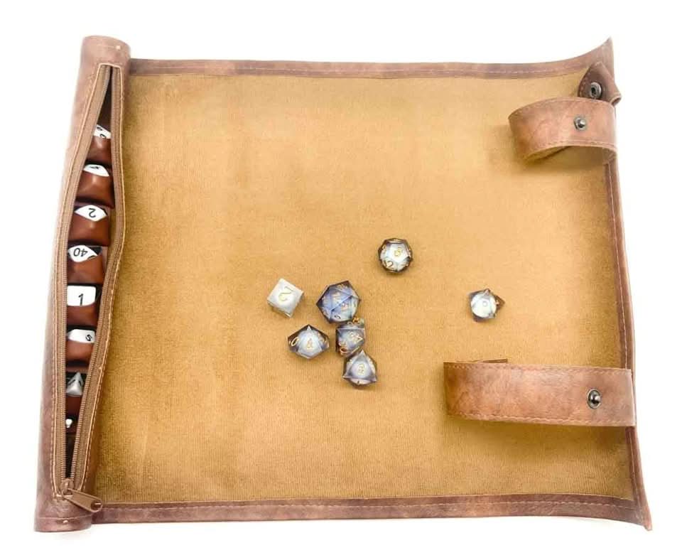 Scroll of Fates | Premium Vegan Leather Dice Mat