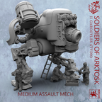 Soldiers of Arktosk - Medium Assault Mech | Modular War Machine for the Battlefield