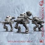 Soldiers of Arktosk - Medium Assault Mech | Modular War Machine for the Battlefield