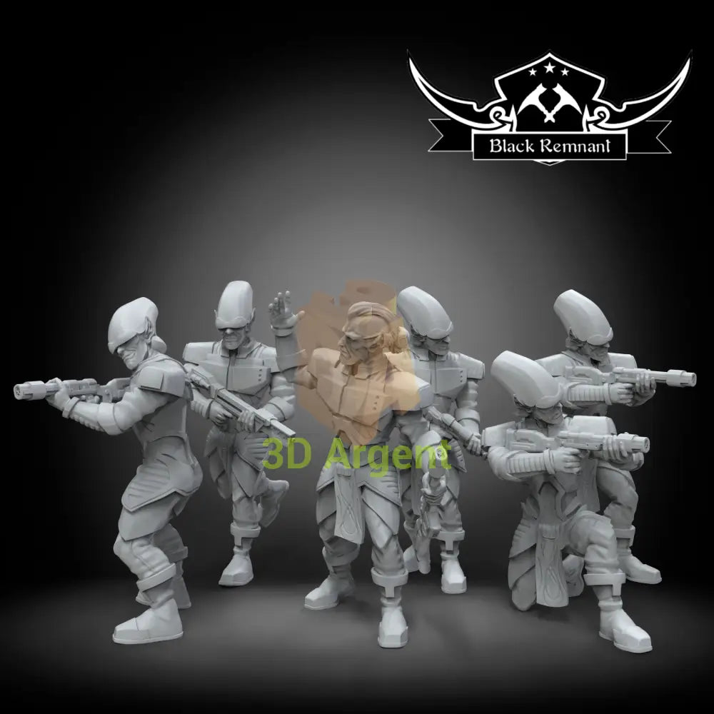 Sephi soldiers Squad Star Wars Legion compatible 3D Print Resin Miniatures