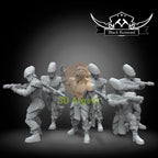 Sephi soldiers Squad Star Wars Legion compatible 3D Print Resin Miniatures