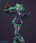 Bekki | Pin-Up Statue Fan Art Miniature Unpainted | Dinamuu3D