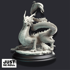 Shinkoryu – Eastern Crimson Dragon - 3D Monster Miniature