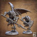 Draconian Shock Troop Miniatures | Draconian Scourge | Fantasy D&D Miniature | Artisan Guild