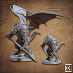 Draconian Shock Troop Miniatures | Draconian Scourge | Fantasy D&D Miniature | Artisan Guild