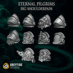 Big Shoulder Pad Pauldrons | Eternal Pilgrims | Conversion Bits For 28mm 32mm Sci-fi Marines