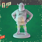 Shrek Miniatures – Shrek Donkey Fiona Puss in Boots Gingy Pinocchio 32 mm Resin Figures