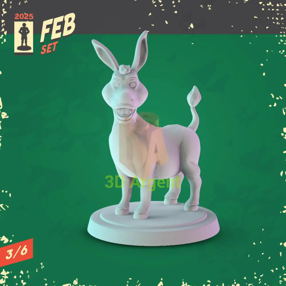 Shrek Miniatures – Shrek Donkey Fiona Puss in Boots Gingy Pinocchio 32 mm Resin Figures