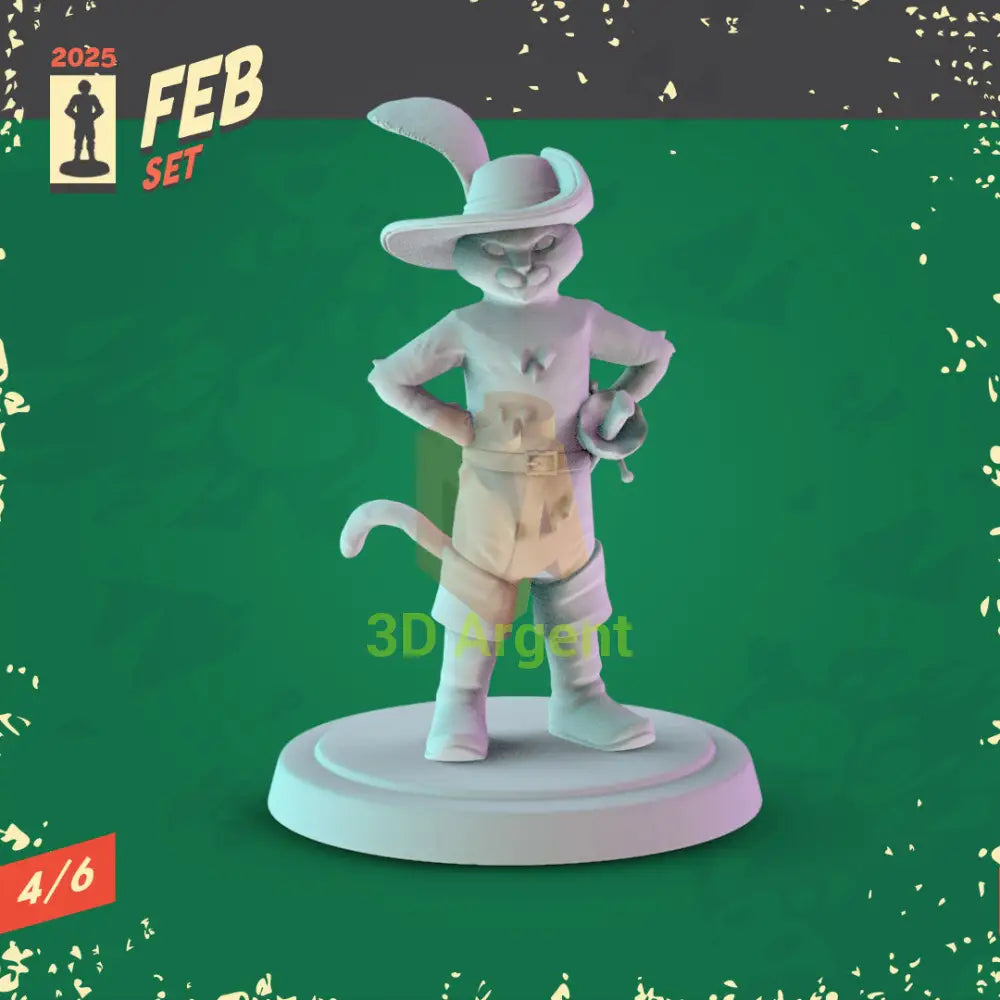 Shrek Miniatures – Shrek Donkey Fiona Puss in Boots Gingy Pinocchio 32 mm Resin Figures