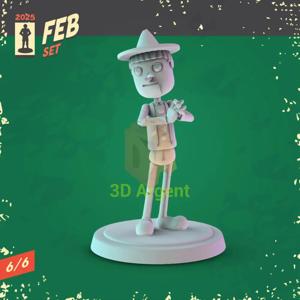 Shrek Miniatures – Shrek Donkey Fiona Puss in Boots Gingy Pinocchio 32 mm Resin Figures