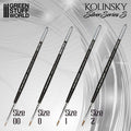 Green Stuff World: Kolinsky Sable Silver Series (S) Paintbrush Set - 4pc