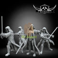 Sith acolythes from SWTOR | Star Wars Legion Scale | 3D Printed Resin Miniature | Black Remnant Miniatures | 12K High Detail