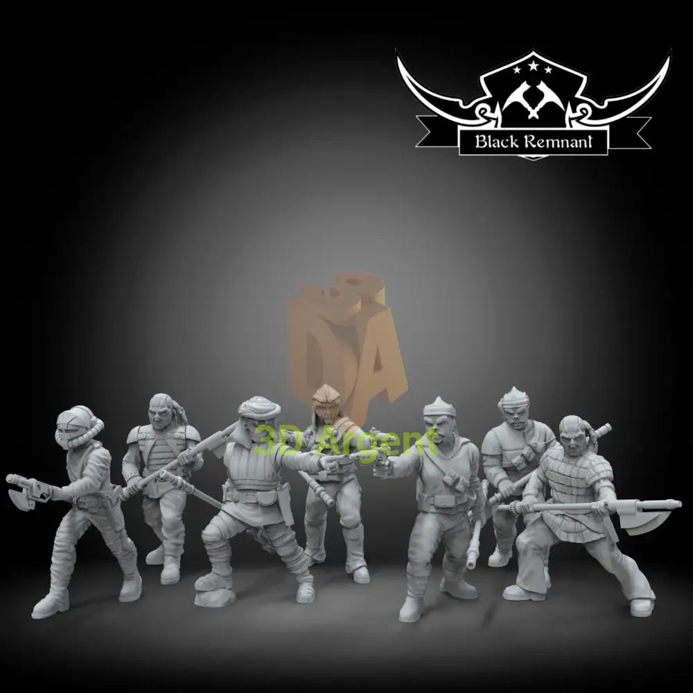 Skiff Guards 7x  - Star Wars Legion compatible 3D Printed Resin Miniatures