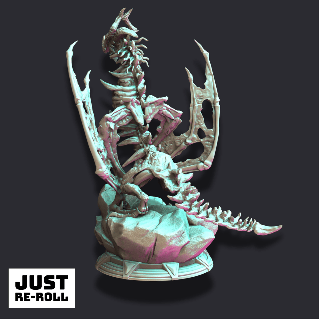 Skildanir the Dracolich - 3D Monster Dragon Miniature