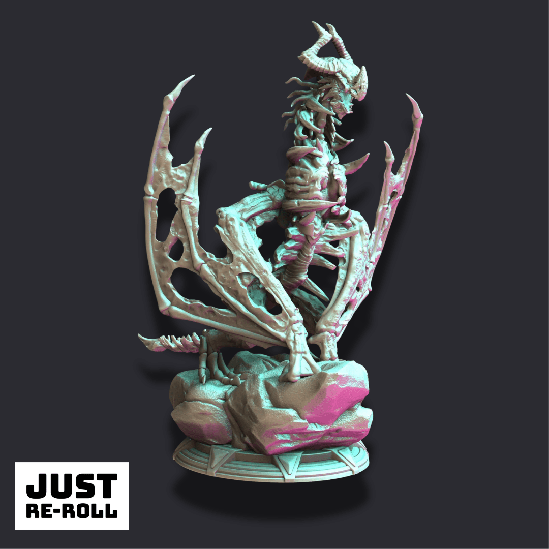 Skildanir the Dracolich - 3D Monster Dragon Miniature