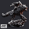 Skjolnir & Haarn The Wolf Knight - 3D Printed Monster Miniature
