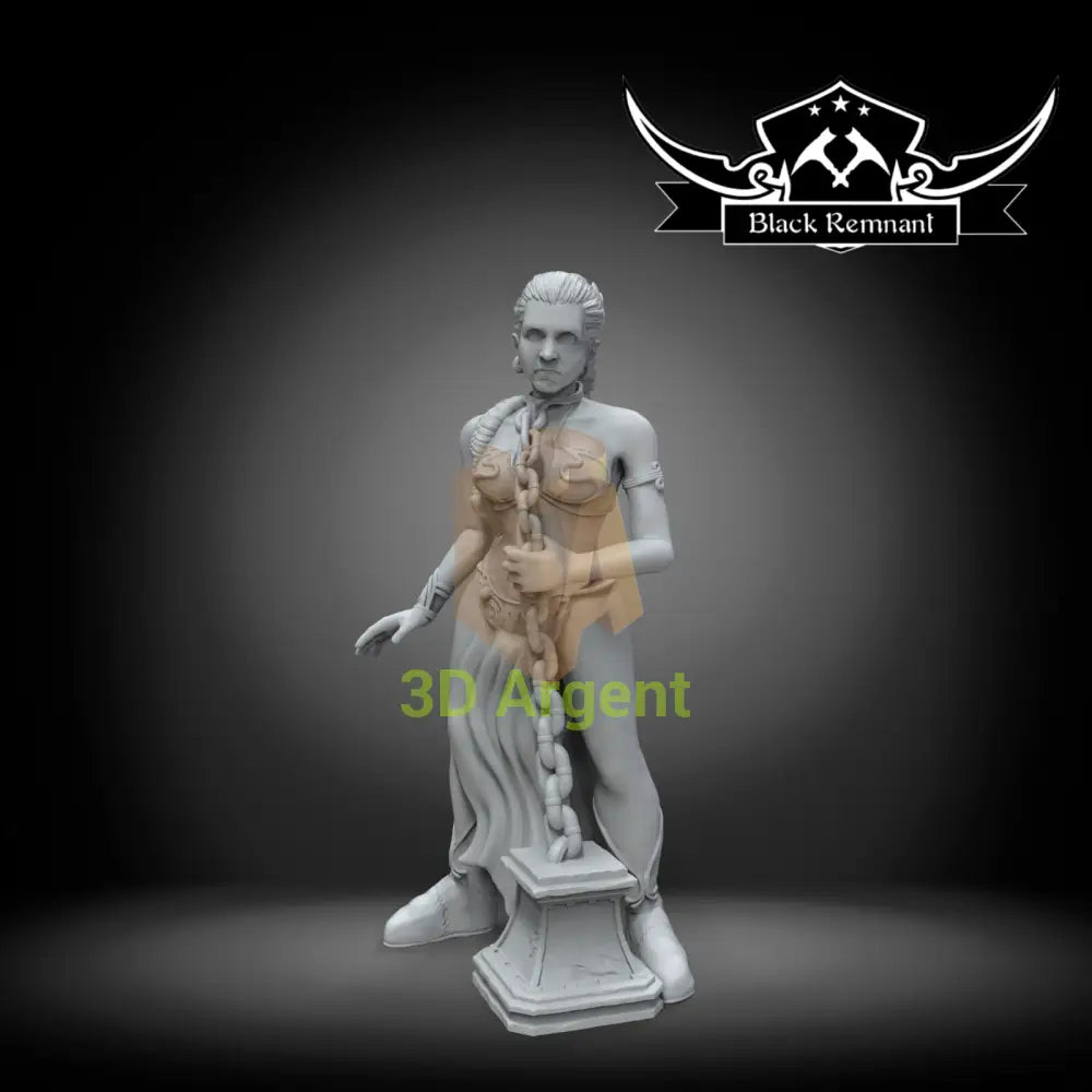 Slave Princess Leia v2  Star Wars Legion compatible 3D Printed Resin Miniatures