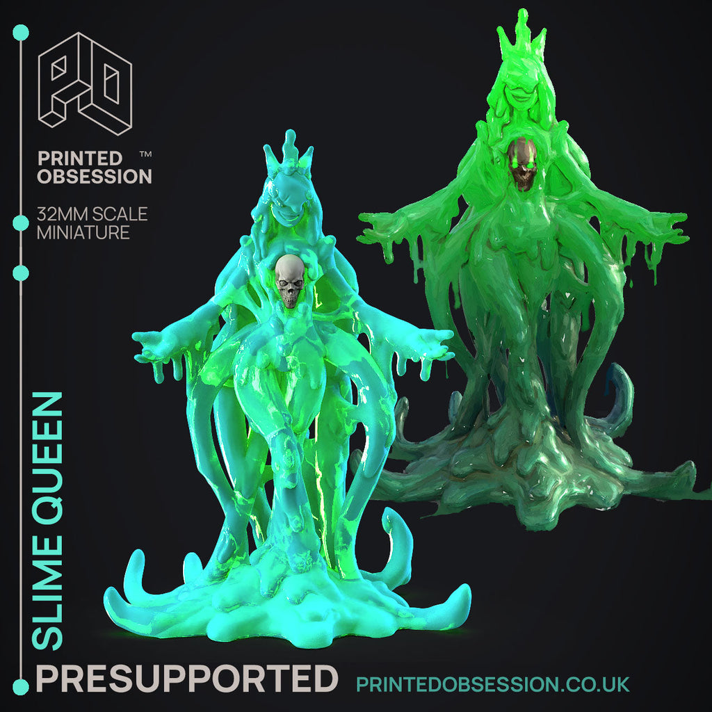 Slime Queen Rises Miniatures | Fantasy Miniature | Printed Obsession