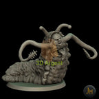 Slitherman Monster - Dungeons and Dragons (D&D), DragonLance, Frostgrave, Fantasy 3D Printed Resin Miniatures