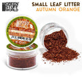 Green Stuff World Small Leaf Litter - Autumn Orange