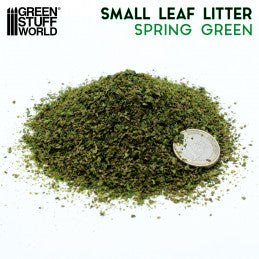 Green Stuff World Small Leaf Litter - Spring Green