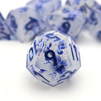 Snowflower | Art Core Dice| 7 Piece Set