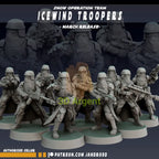 SnowTroopers Squad & Support Star Wars Legion compatible 3D Printed Resin Miniatures