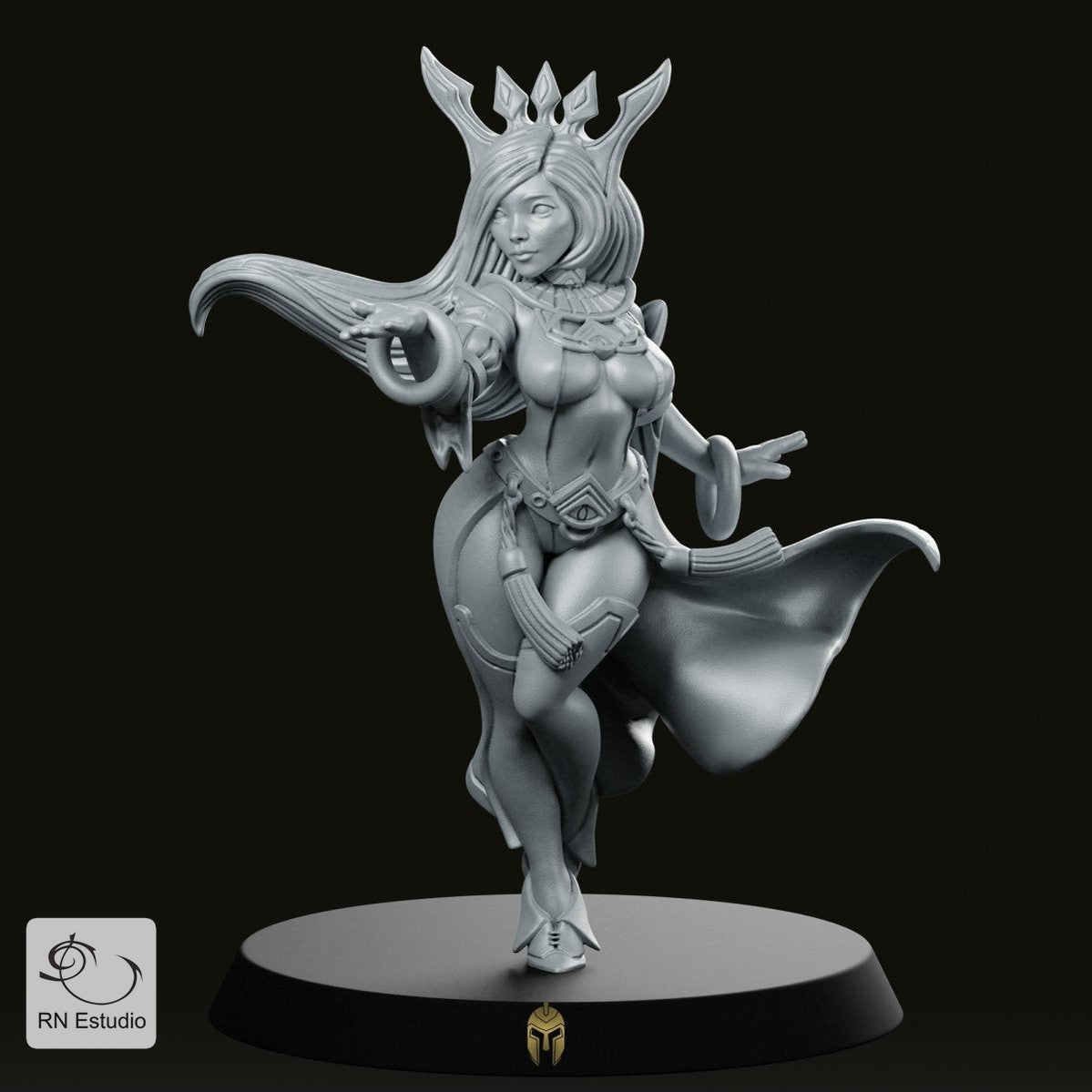 Sorceress Sapphire Mage Miniature