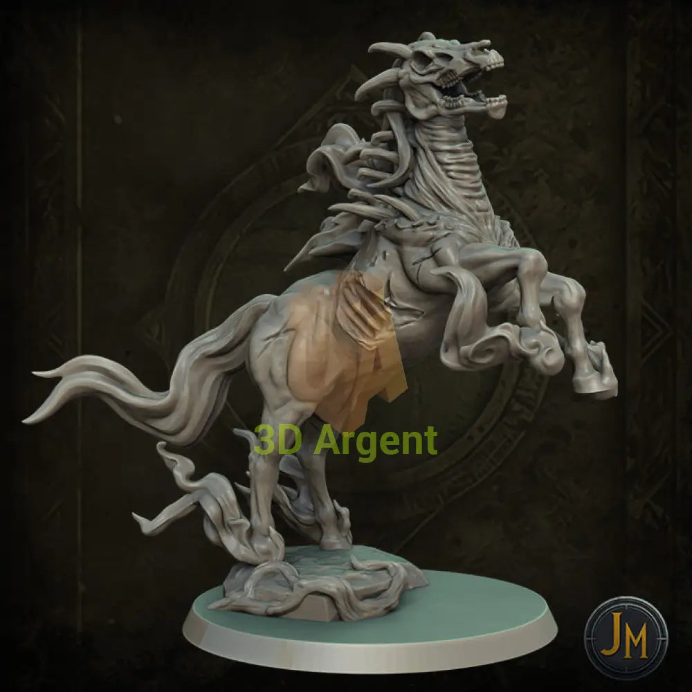 Spectral Horse Ghost - Dungeons and Dragons (D&D), DragonLance, Frostgrave, Fantasy 3D Printed Resin Miniatures
