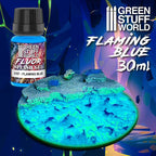 Green Stuff World Fluor Splash Gel - Flaming Blue