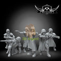 Squad Coruscant Police 6x Star Wars Legion compatible 3D Resin Miniatures