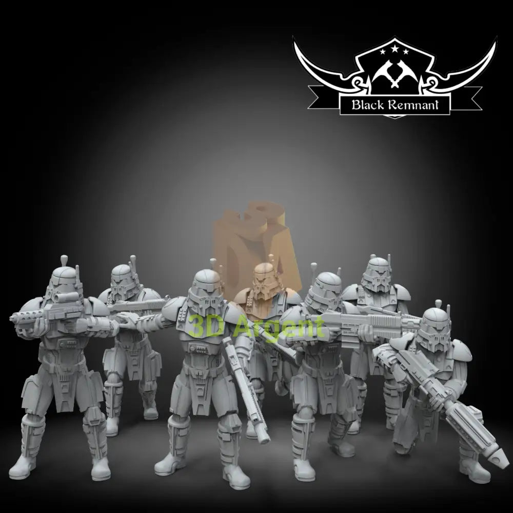 Squad of Ancient sith 7x Star Wars Legion compatible 3D Printed Resin Miniatures