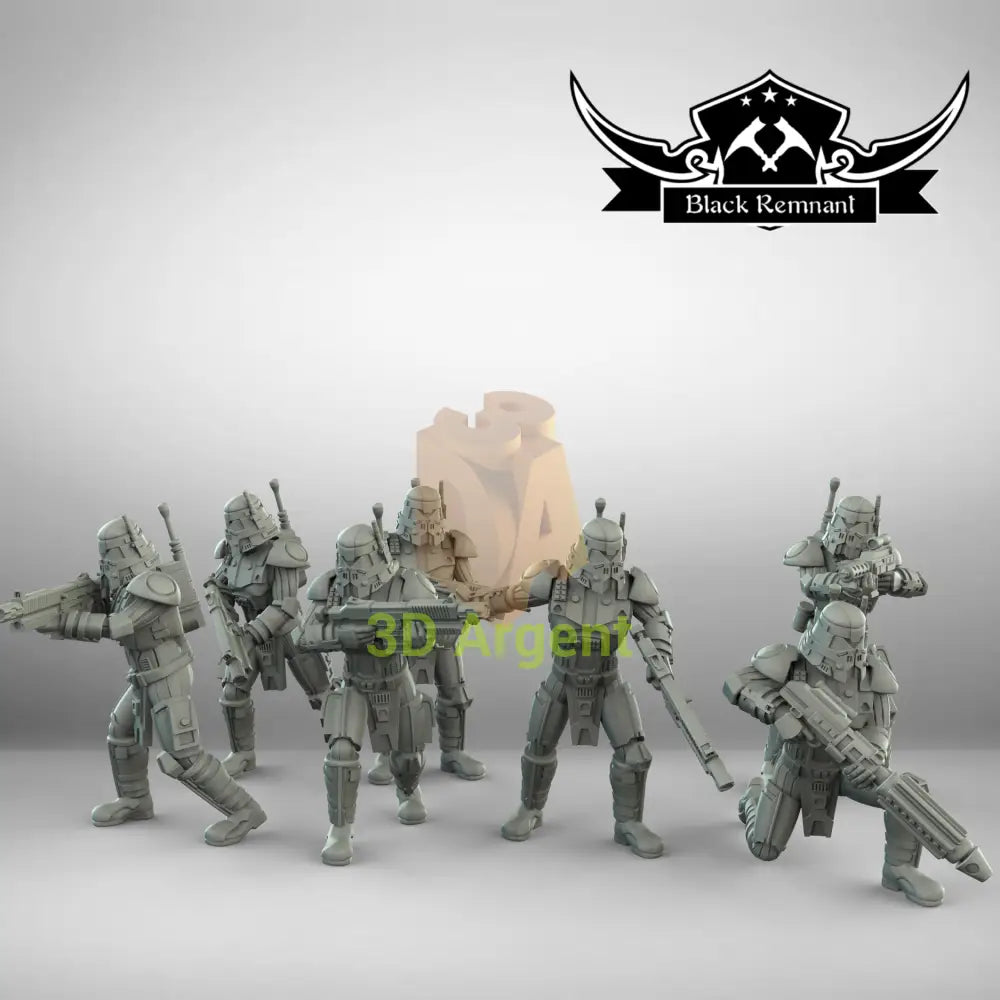 Squad of Ancient sith 7x Star Wars Legion compatible 3D Printed Resin Miniatures