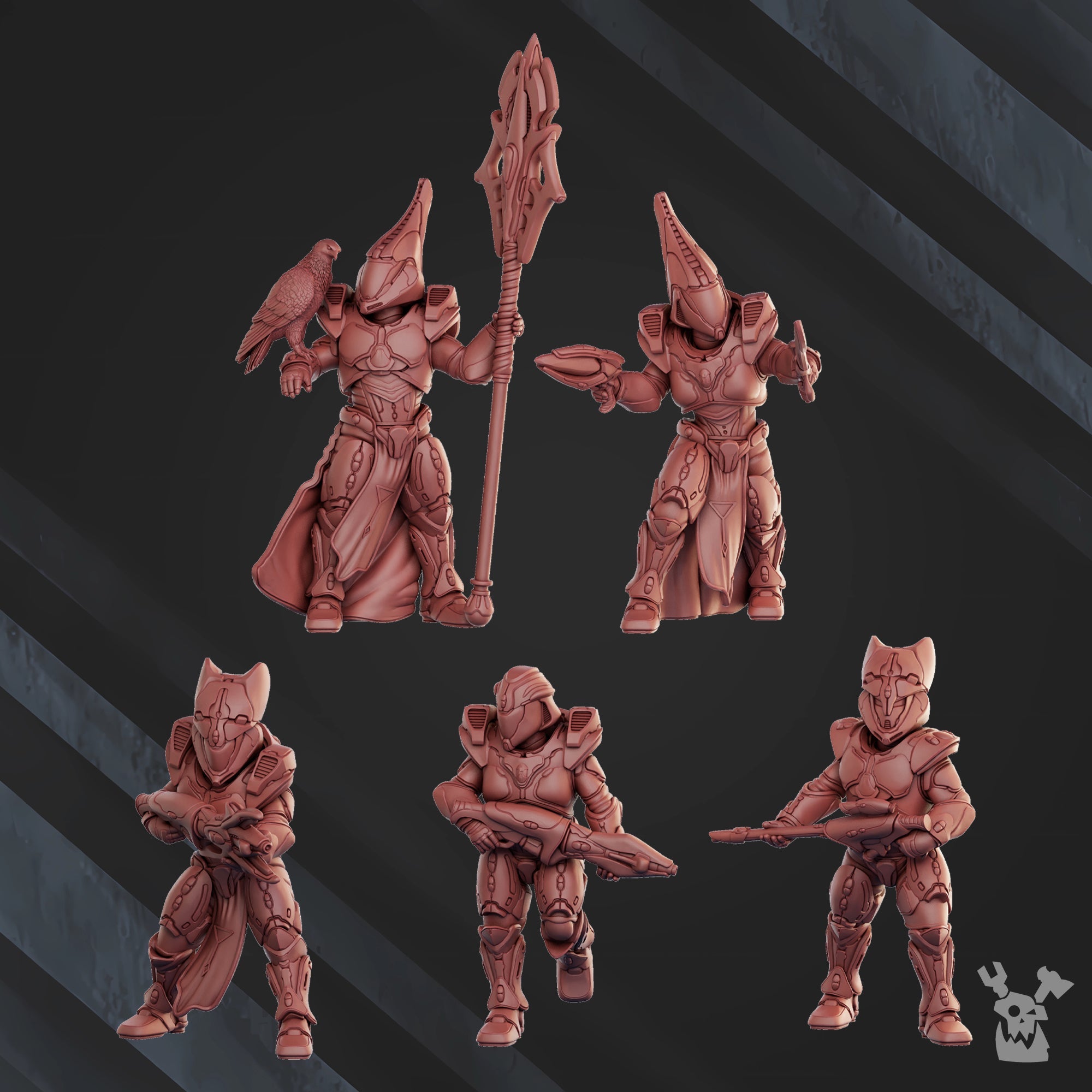 Star Alves Operational Miniatures | Dark Space Elves | Grimdark Miniature | DakkaDakka