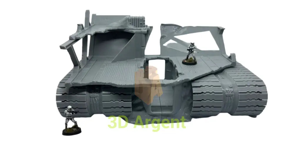 Star Wars Legion Sandcrawler Wreck Terrain | 3D Printed Destroyed Scenery