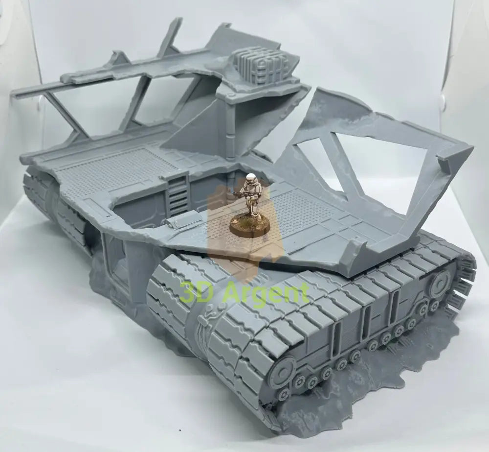 Star Wars Legion Sandcrawler Wreck Terrain | 3D Printed Destroyed Scenery